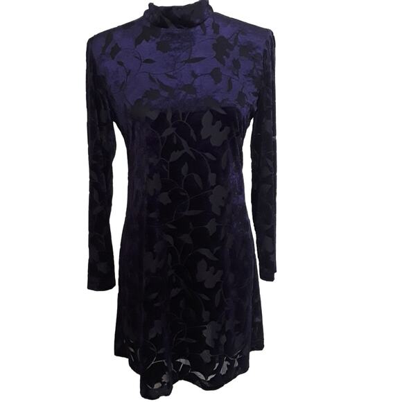 Rabbit Rabbit Rabbit Long Sleeve Velour Dress - Picture 1 of 10